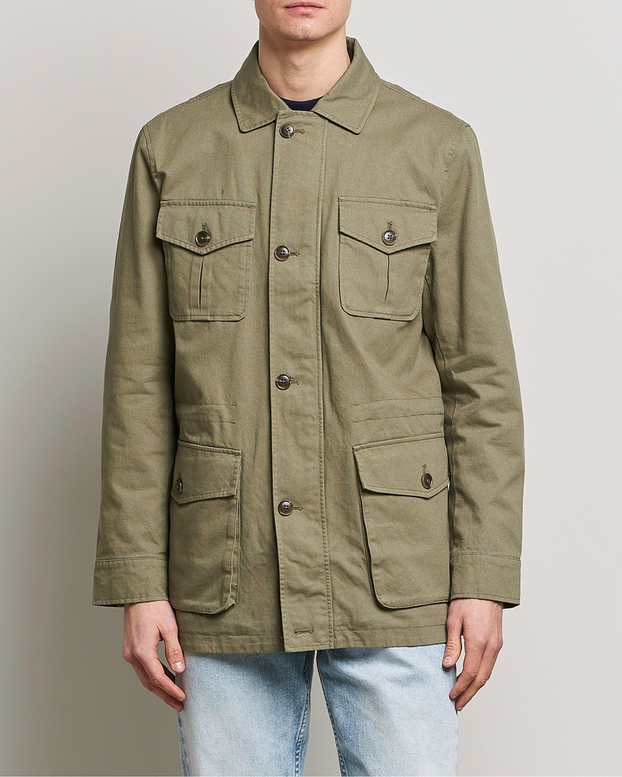 Herren | Morris Jacken | Morris | Amira Cotton Sand Field Jacket Olive