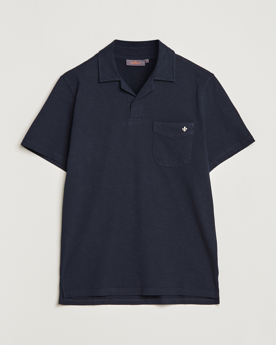 Herren | Poloshirts | Morris | Clopton Cotton Blend Polo Old Blue
