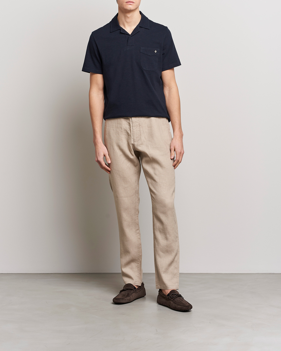 Herren | Poloshirts | Morris | Clopton Cotton Blend Polo Old Blue