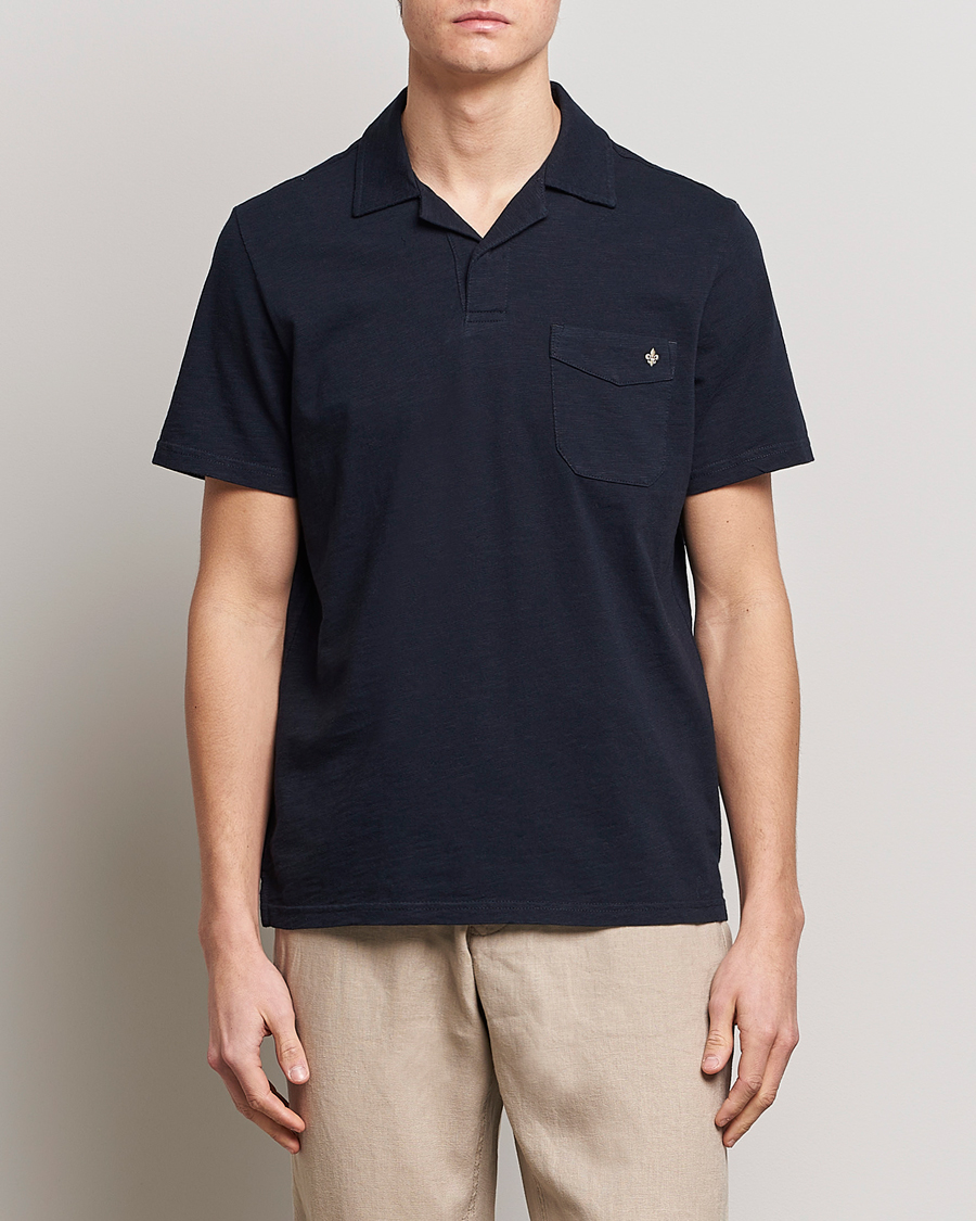 Herren | Poloshirts | Morris | Clopton Cotton Blend Polo Old Blue