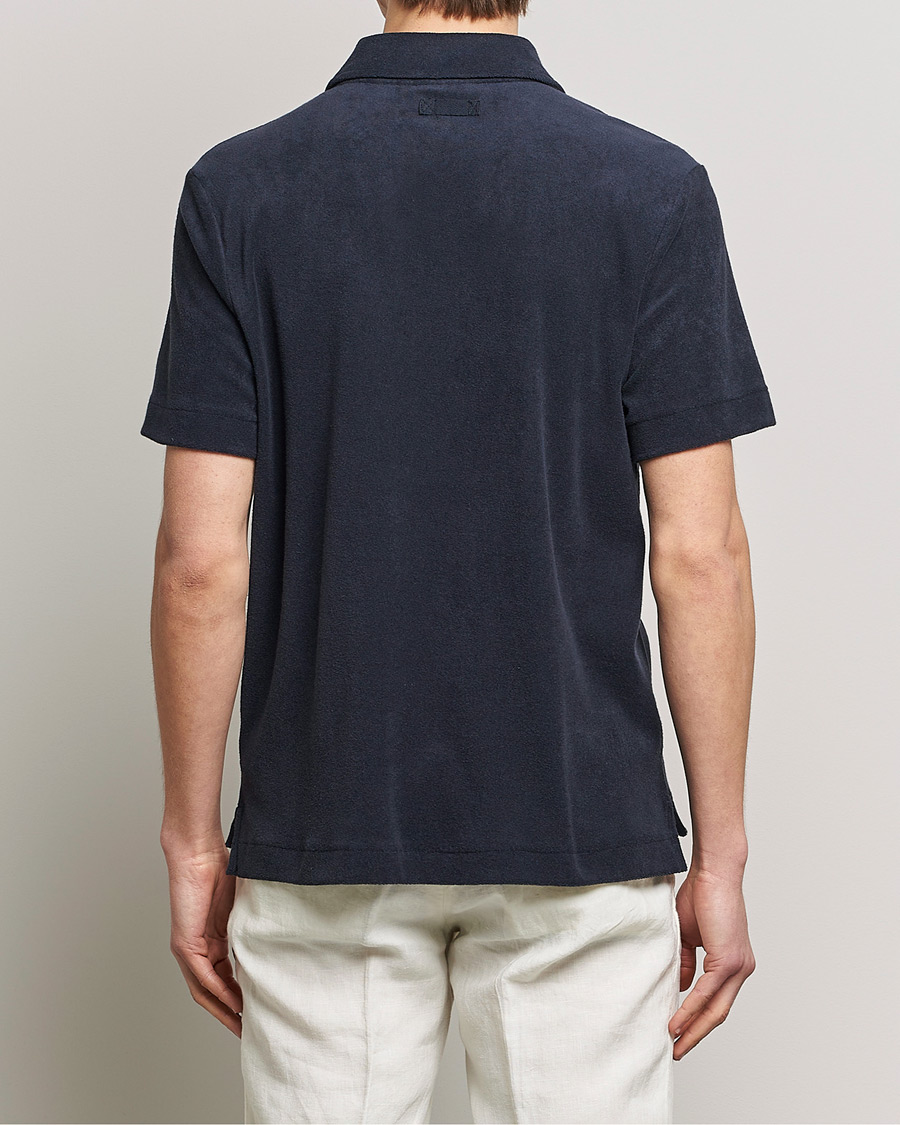 Herren | Hemden | Morris | Hunter Terry Short Sleeve Shirt Old Blue