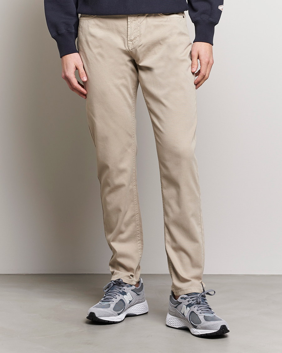 Herren |  | Morris | James Structured 5-Pocket Trousers Khaki