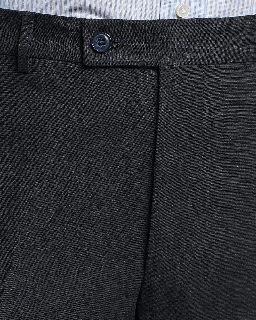Herren | Hosen | Morris | Bobby Linen Suit Trousers Navy