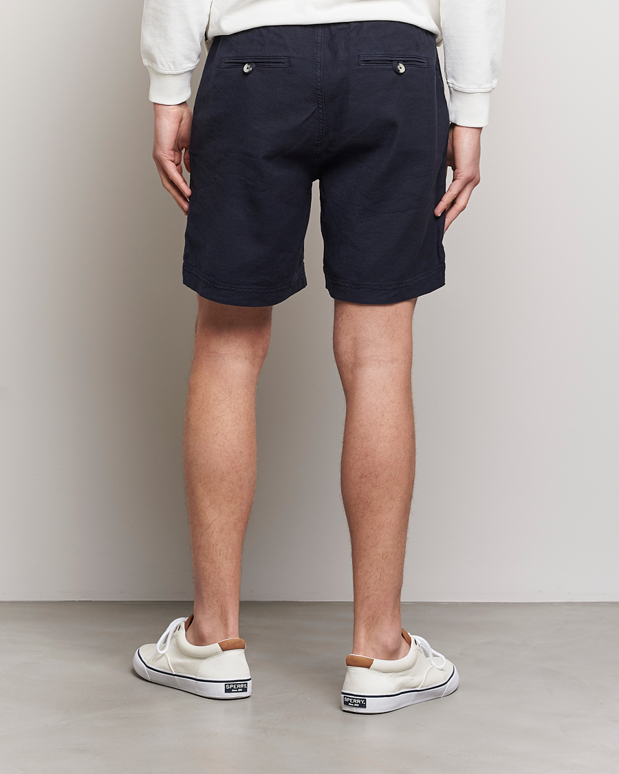 Herren | Shorts | Morris | Fenix Linen Drawstring Shorts Navy
