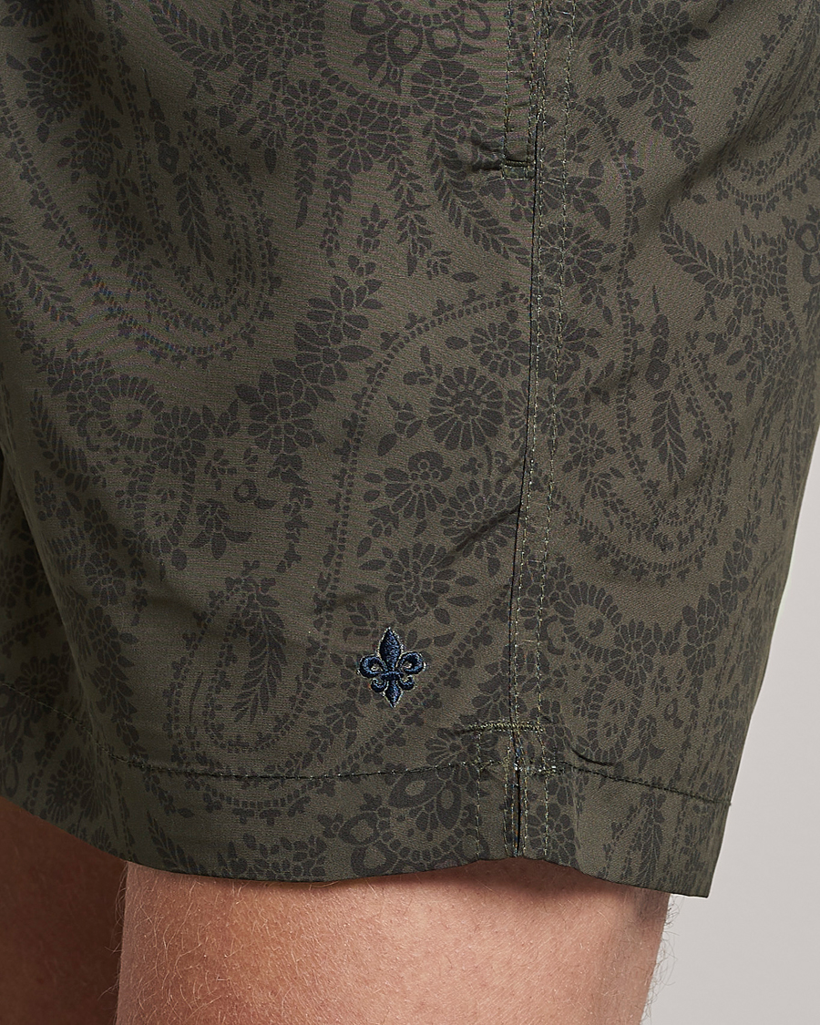 Herren | Badehosen | Morris | Paisley Bathing Trunks Olive