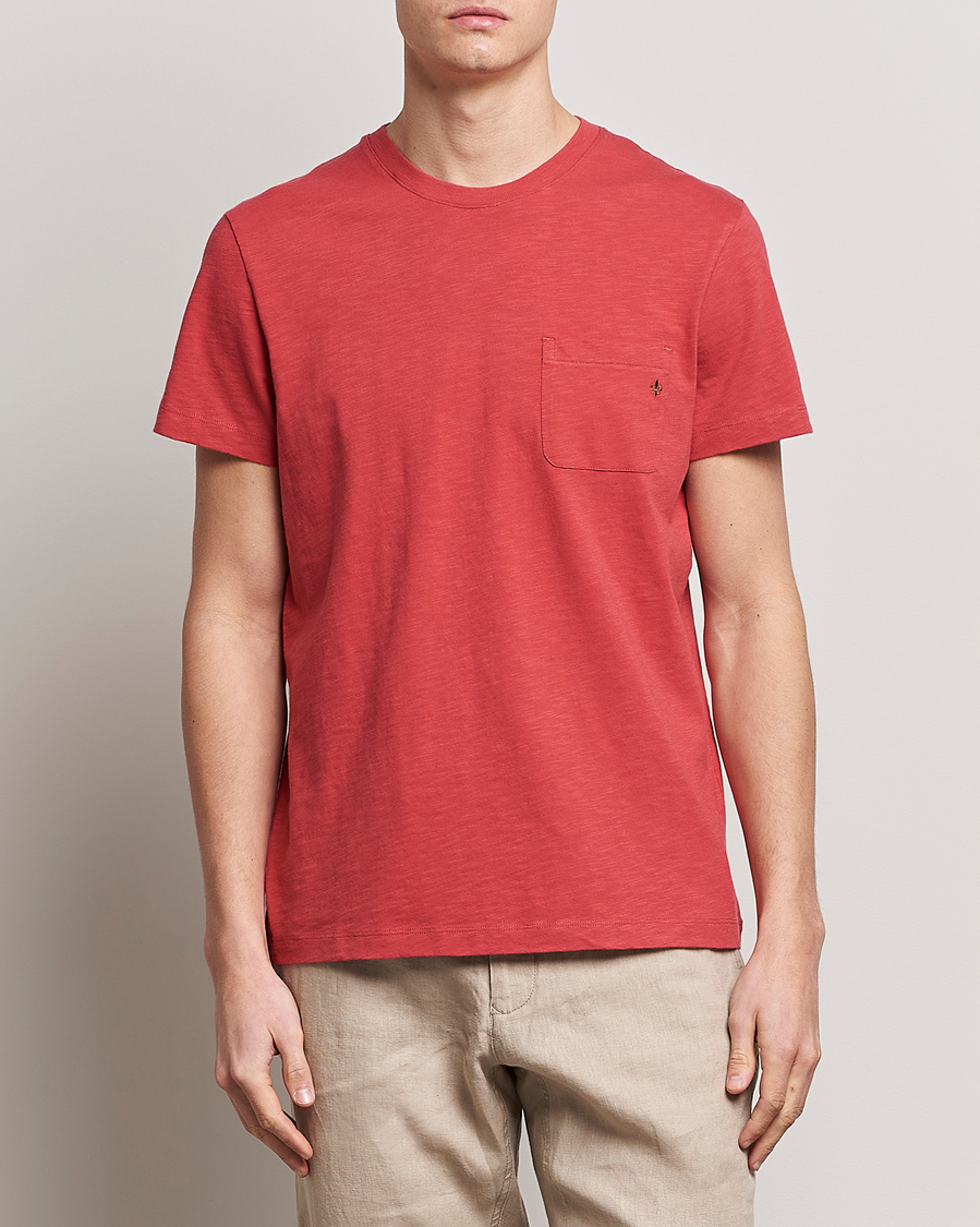 Herren |  | Morris | Lily Slub Pocket Crew Neck Tee Red