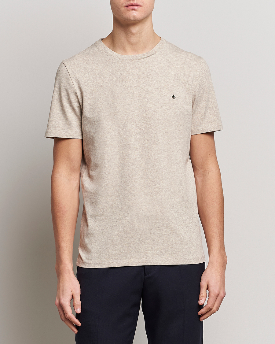 Herren | T-Shirts | Morris | James Cotton T-Shirt Beige