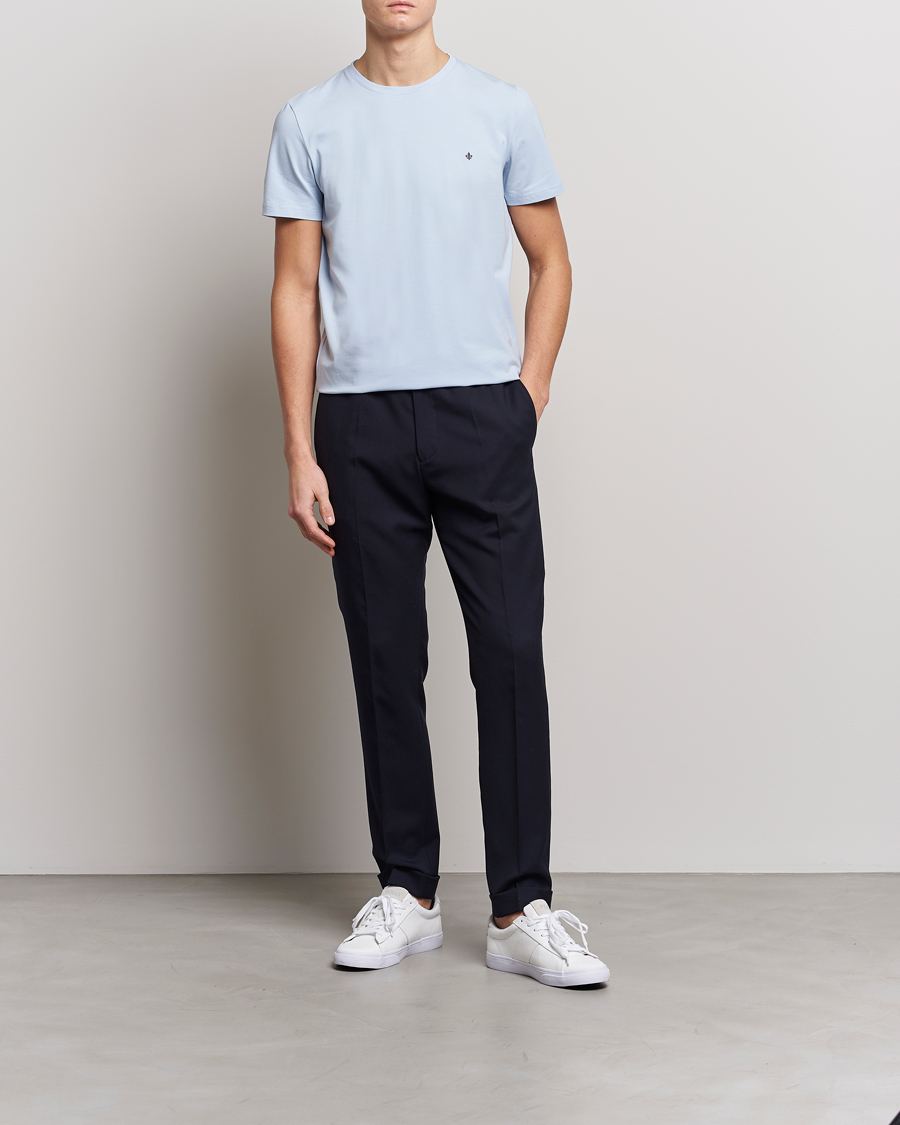 Herren | T-Shirts | Morris | James Cotton T-Shirt Light Blue