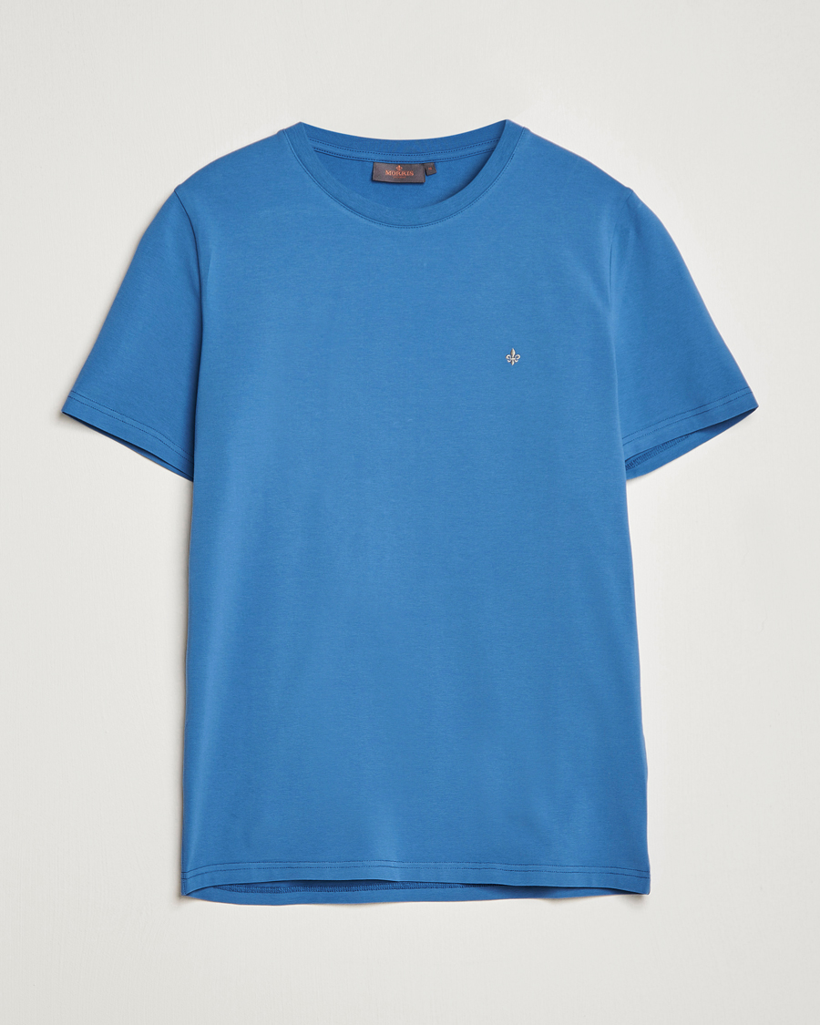 Herren | T-Shirts | Morris | James Cotton T-Shirt Blue