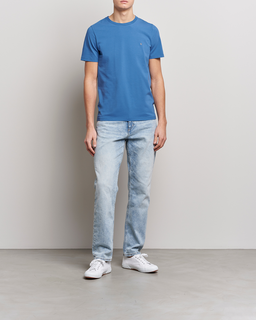 Herren | T-Shirts | Morris | James Cotton T-Shirt Blue