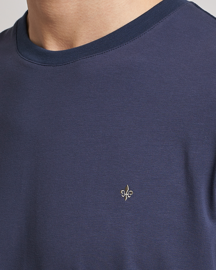 Herren | T-Shirts | Morris | James Cotton T-Shirt Navy