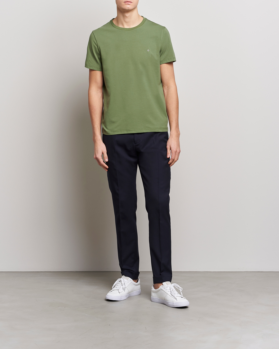 Herren | T-Shirts | Morris | James Cotton T-Shirt Dark Green