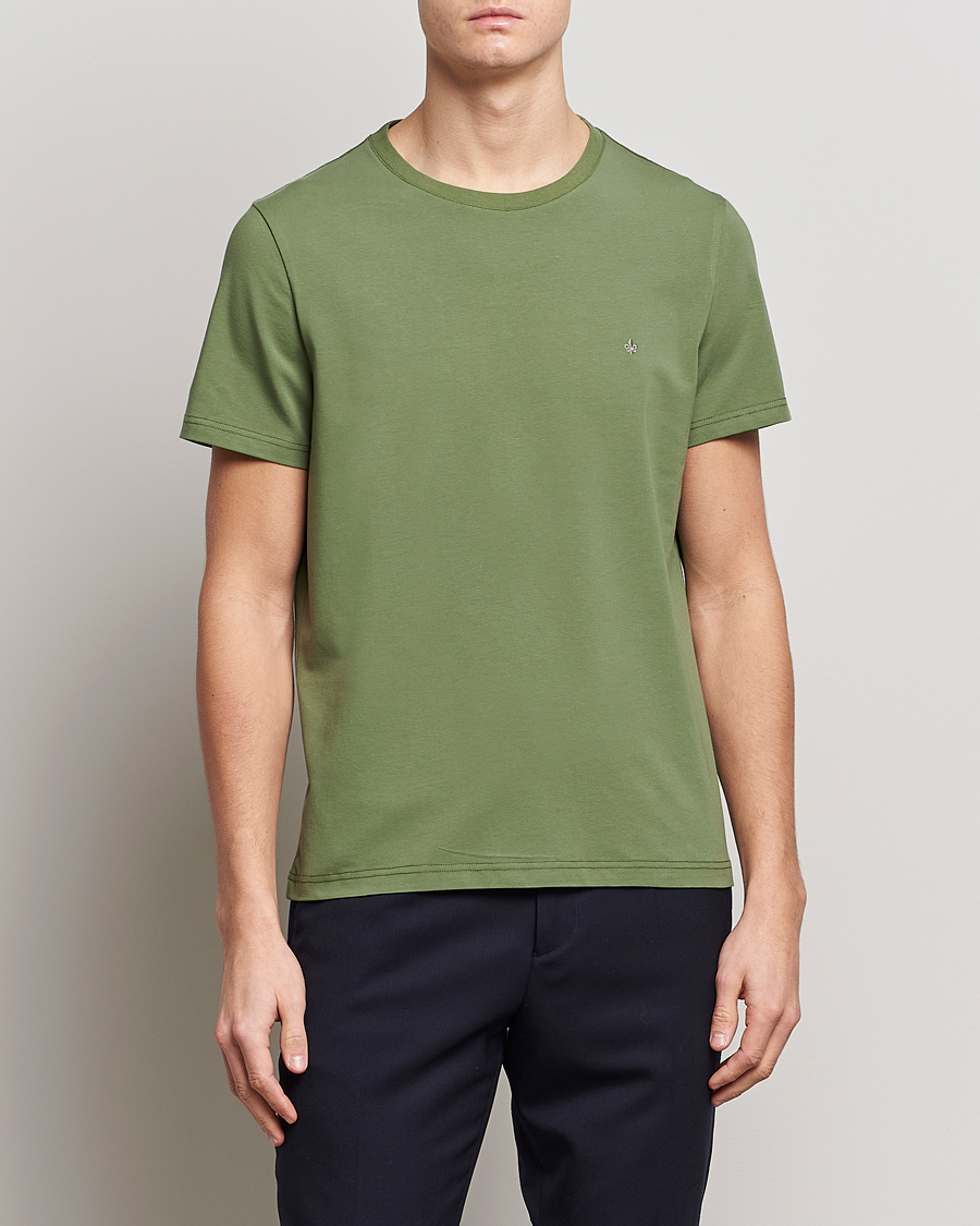 Herren | Morris | Morris | James Cotton T-Shirt Dark Green