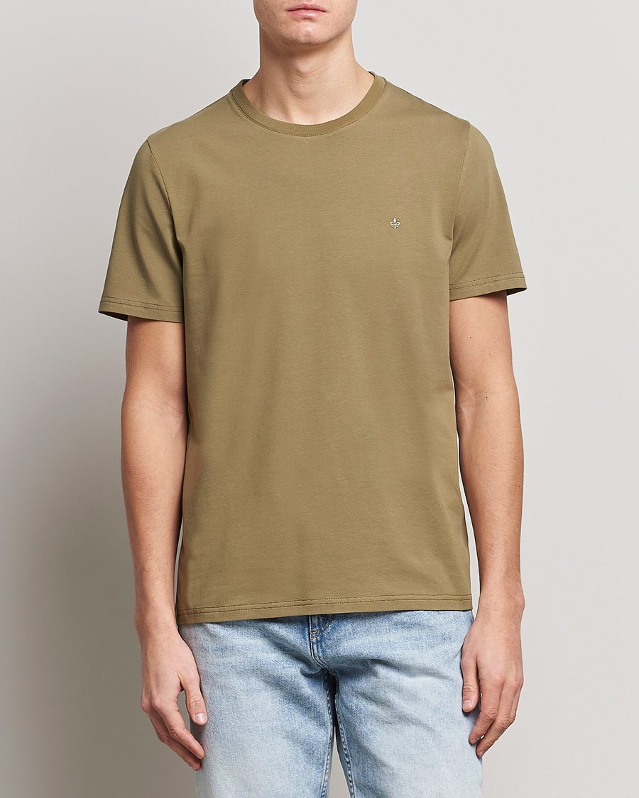 Herren | T-Shirts | Morris | James Cotton T-Shirt Olive