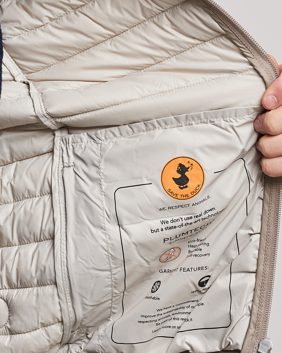 Herren | Westen | Save The Duck | Adamus Lightweight Padded Vest Dune Beige