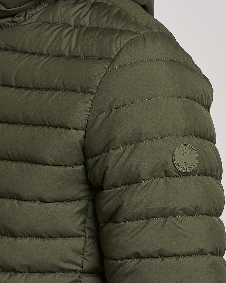 Herren | Jacken | Save The Duck | Luke Lightweight Matt Padded Hood Jacket Dusty Olive