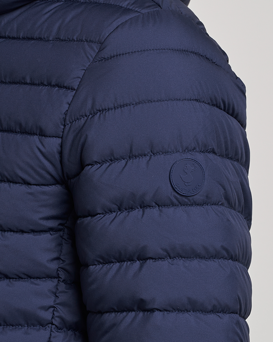 Herren | Jacken | Save The Duck | Luke Lightweight Matt Padded Hood Jacket Navy Blue
