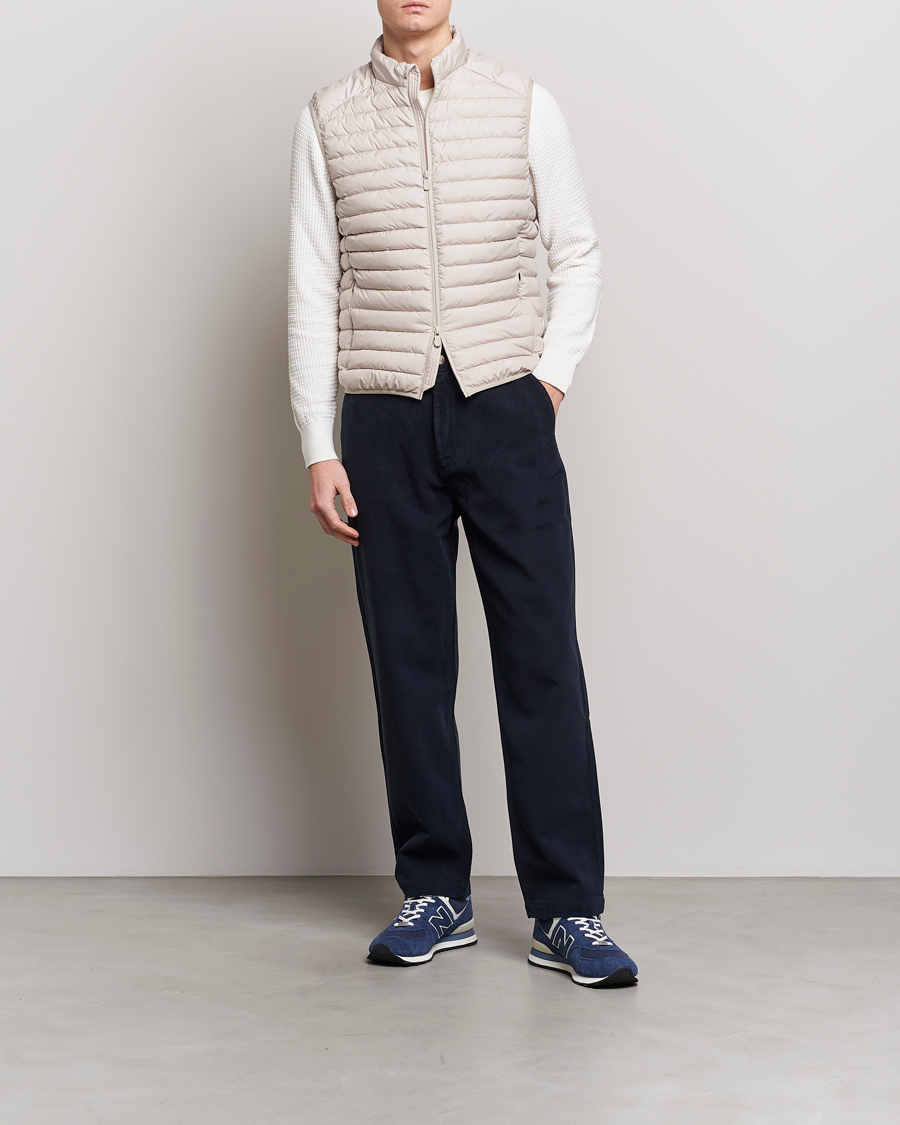 Herren | Westen | Save The Duck | Leonard Lightweight Matt Padded Vest Rainy Beige