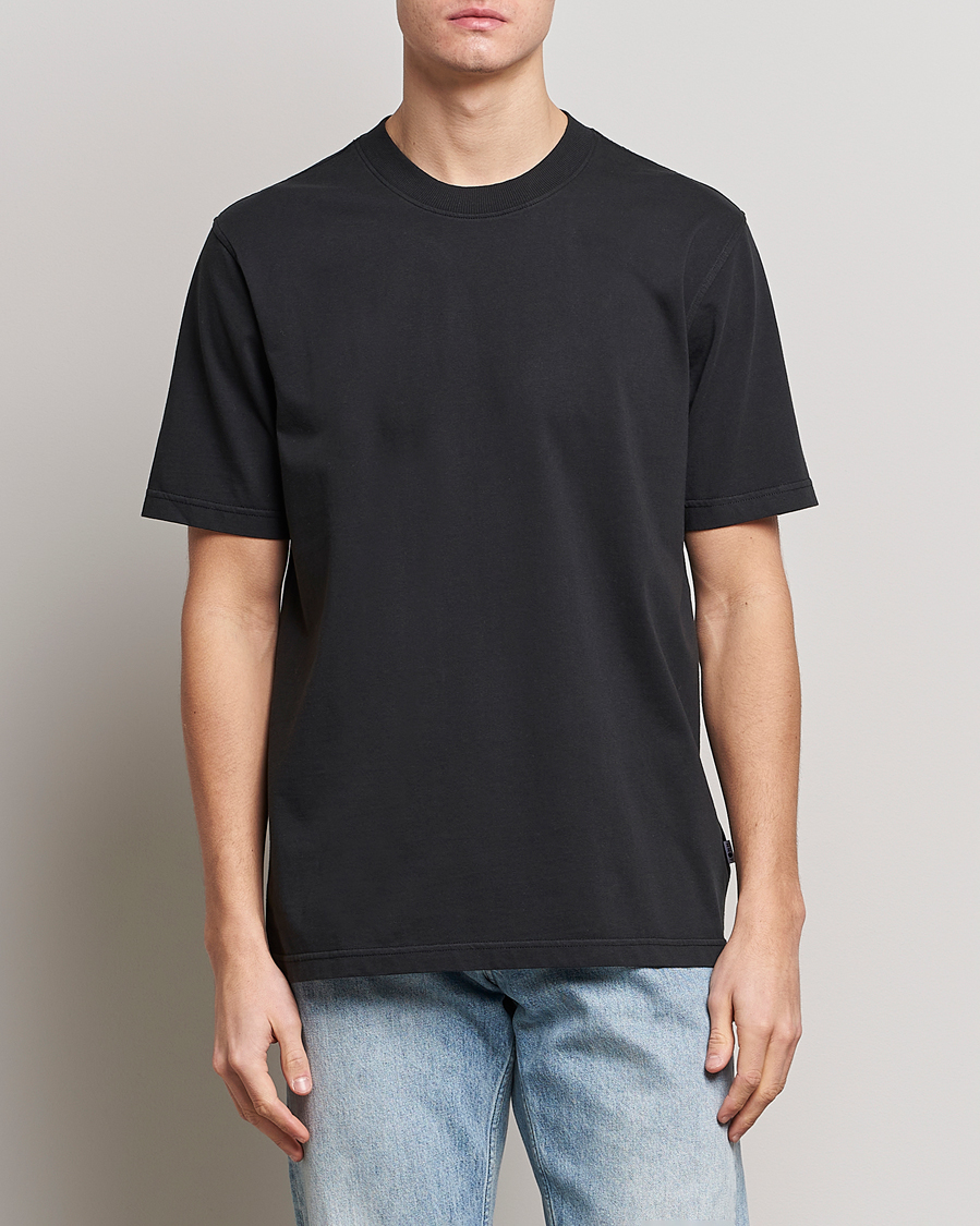 Herren | Business & Beyond | NN07 | Adam Pima Crew Neck T-Shirt Black