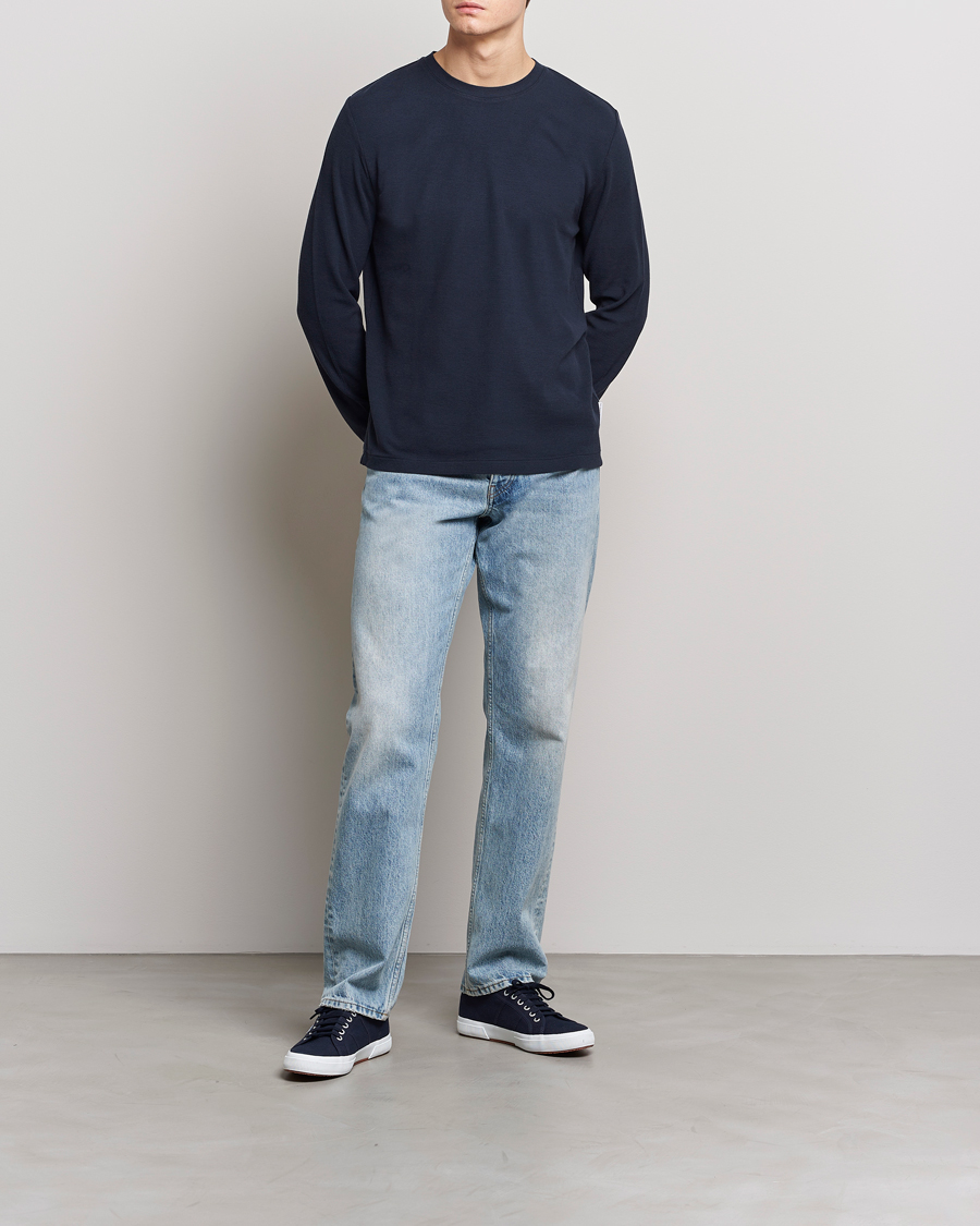Herren | Pullover | NN07 | Clive Knitted Sweater Navy Blue