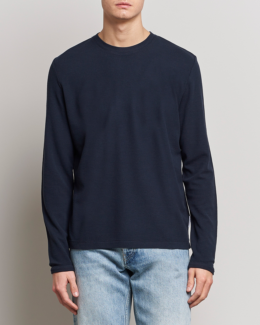 Herren | NN07 | NN07 | Clive Knitted Sweater Navy Blue