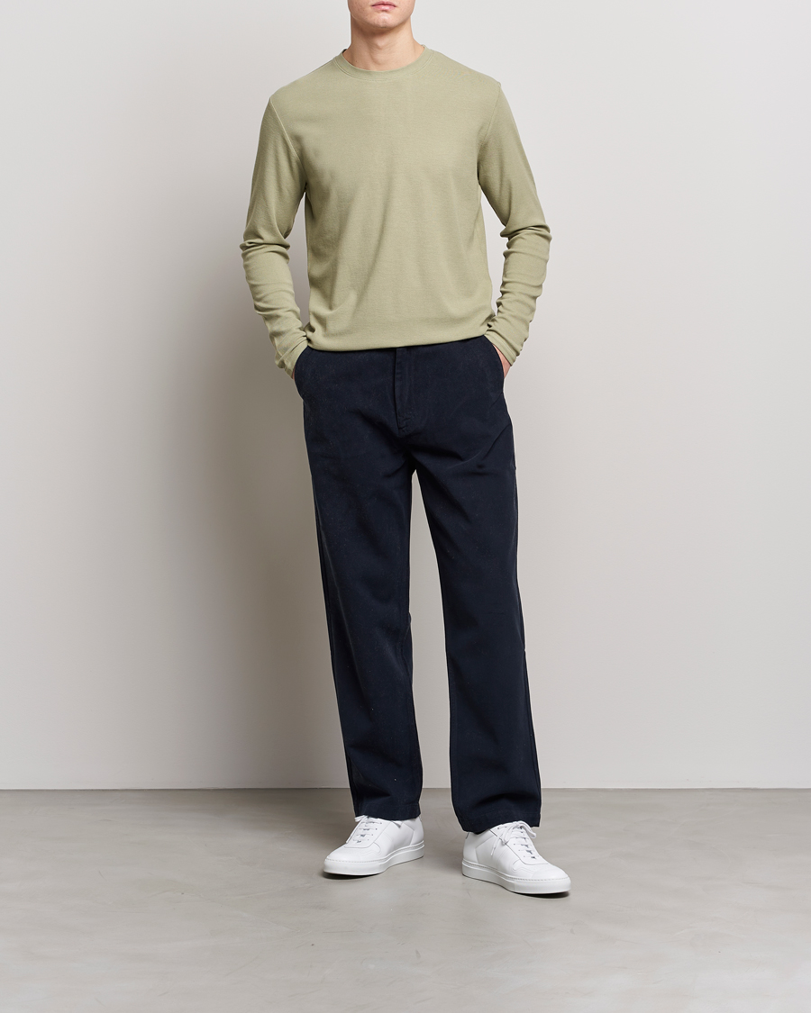Herren | Pullover | NN07 | Clive Knitted Sweater Pale Green