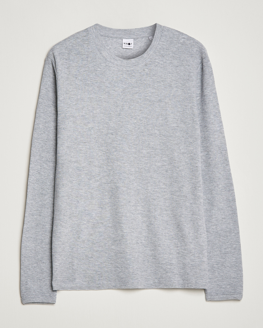 Herren | Pullover | NN07 | Clive Knitted Sweater Grey Melange