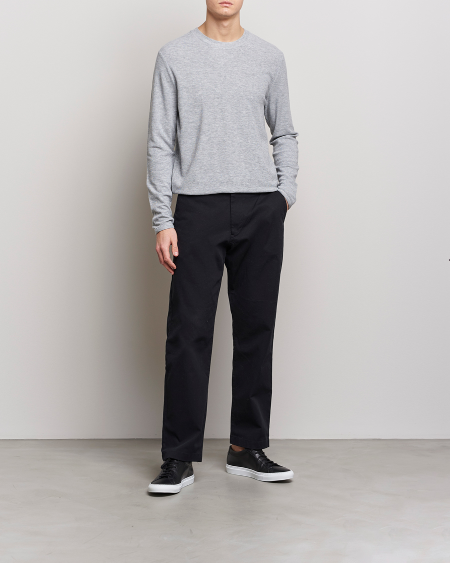Herren | Pullover | NN07 | Clive Knitted Sweater Light Grey Melange
