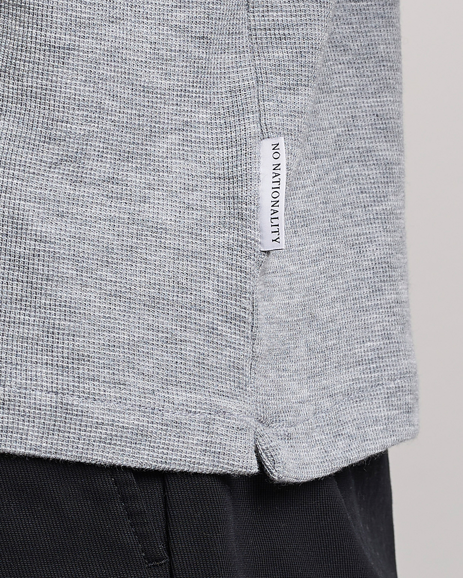 Herren | Pullover | NN07 | Clive Knitted Sweater Light Grey Melange