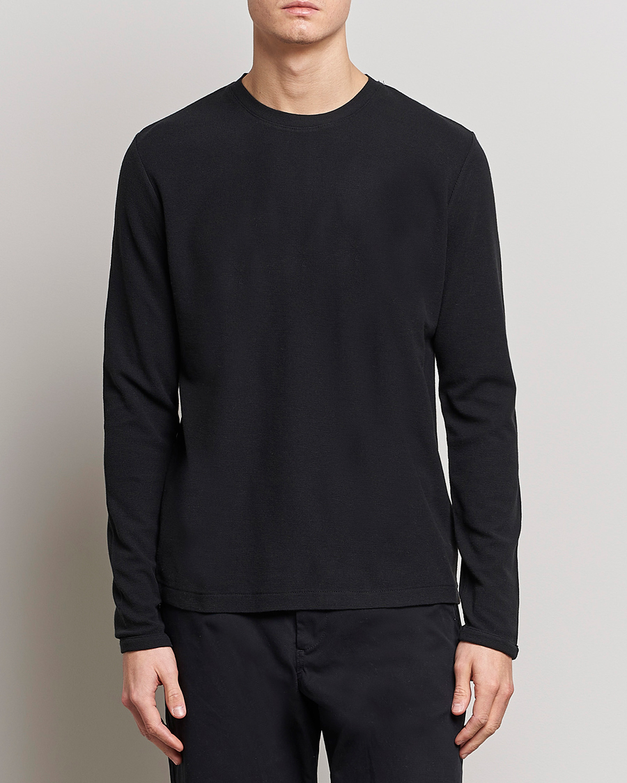 Herren | Rundausschnitt | NN07 | Clive Knitted Sweater Black