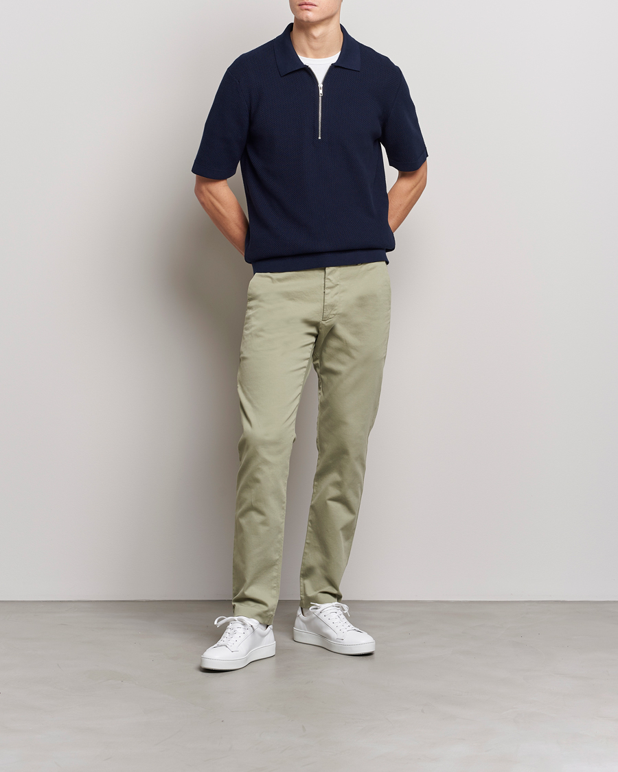 Herren | Hosen | NN07 | Theo Regular Fit Stretch Chinos Oil Green