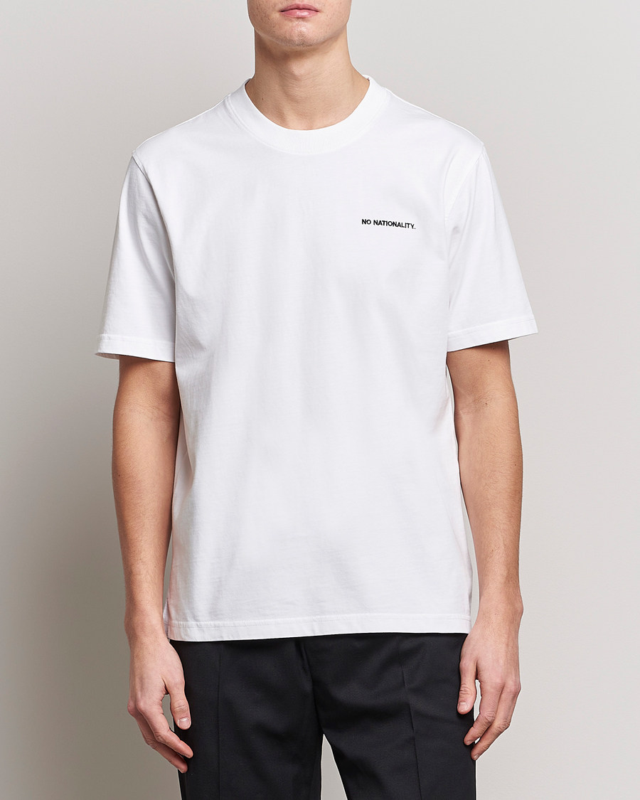Herren |  | NN07 | Adam Logo Crew Neck T-Shirt White