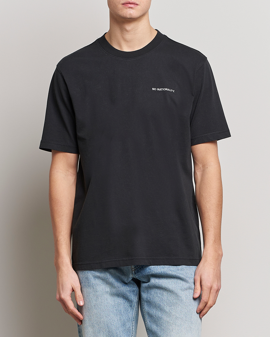 Herren |  | NN07 | Adam Logo Crew Neck T-Shirt Black
