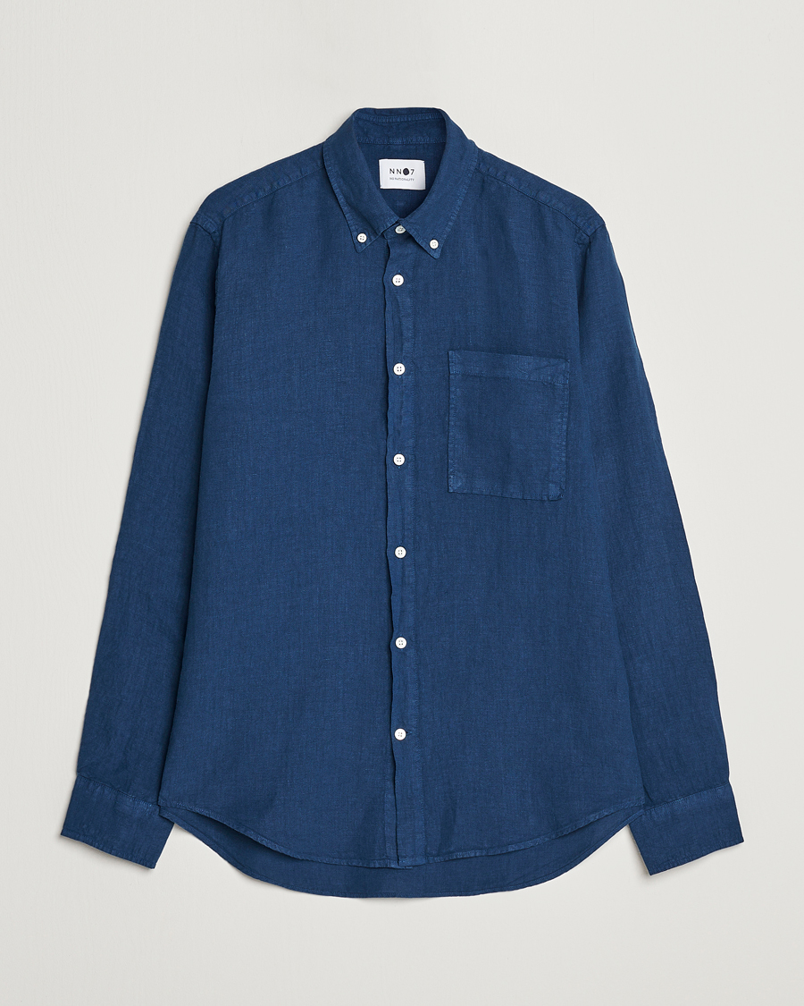 Herren | Hemden | NN07 | Arne Linen Shirt Sargasso Sea