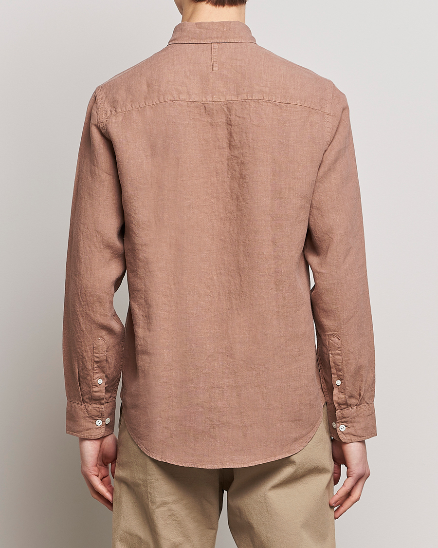 Herren | Hemden | NN07 | Arne Linen Shirt Nougat
