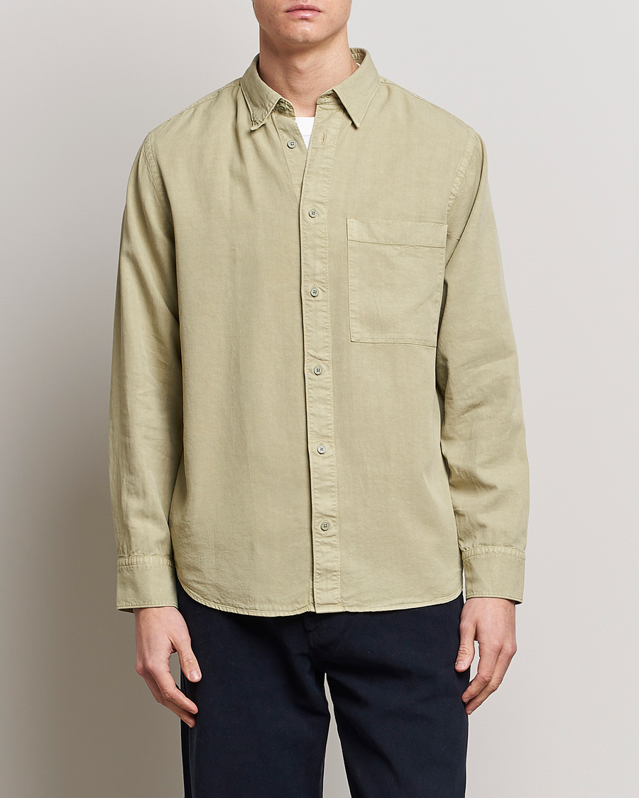 Herren | Kleidung | NN07 | Cohen Tencel Shirt Pale Green