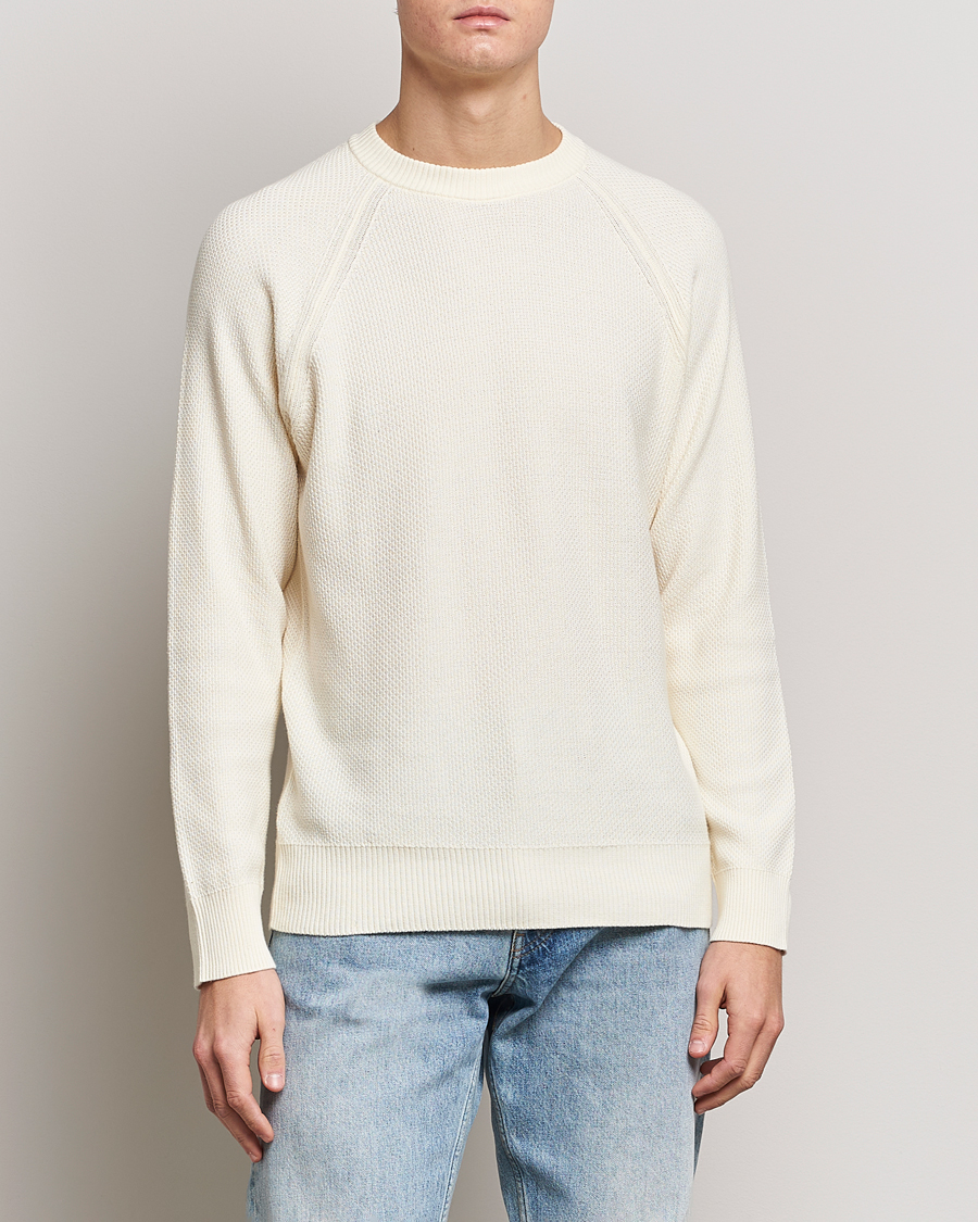 Herren |  | NN07 | Brandon Cotton Knitted Sweater Ecru