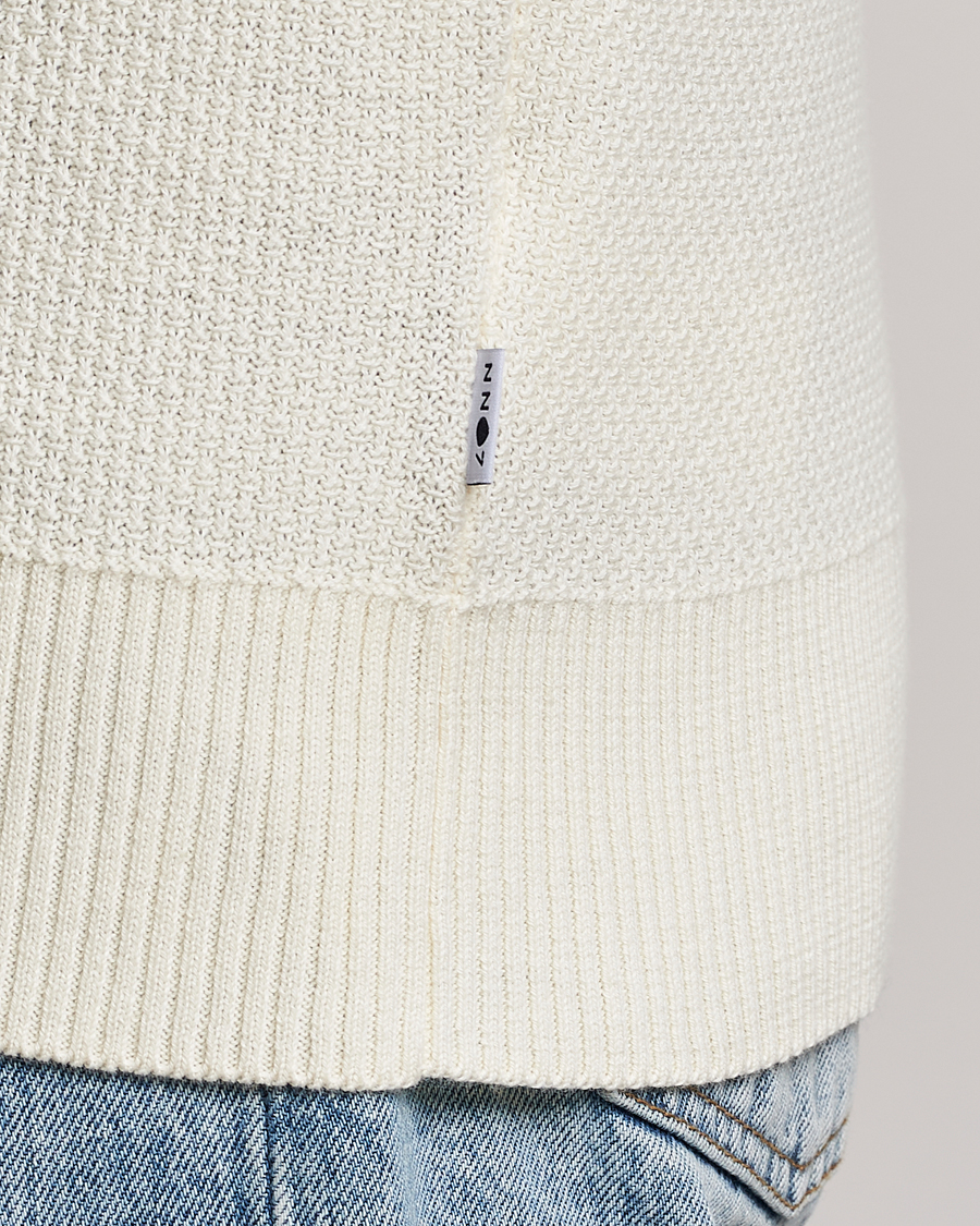 Herren | Pullover | NN07 | Brandon Cotton Knitted Sweater Ecru