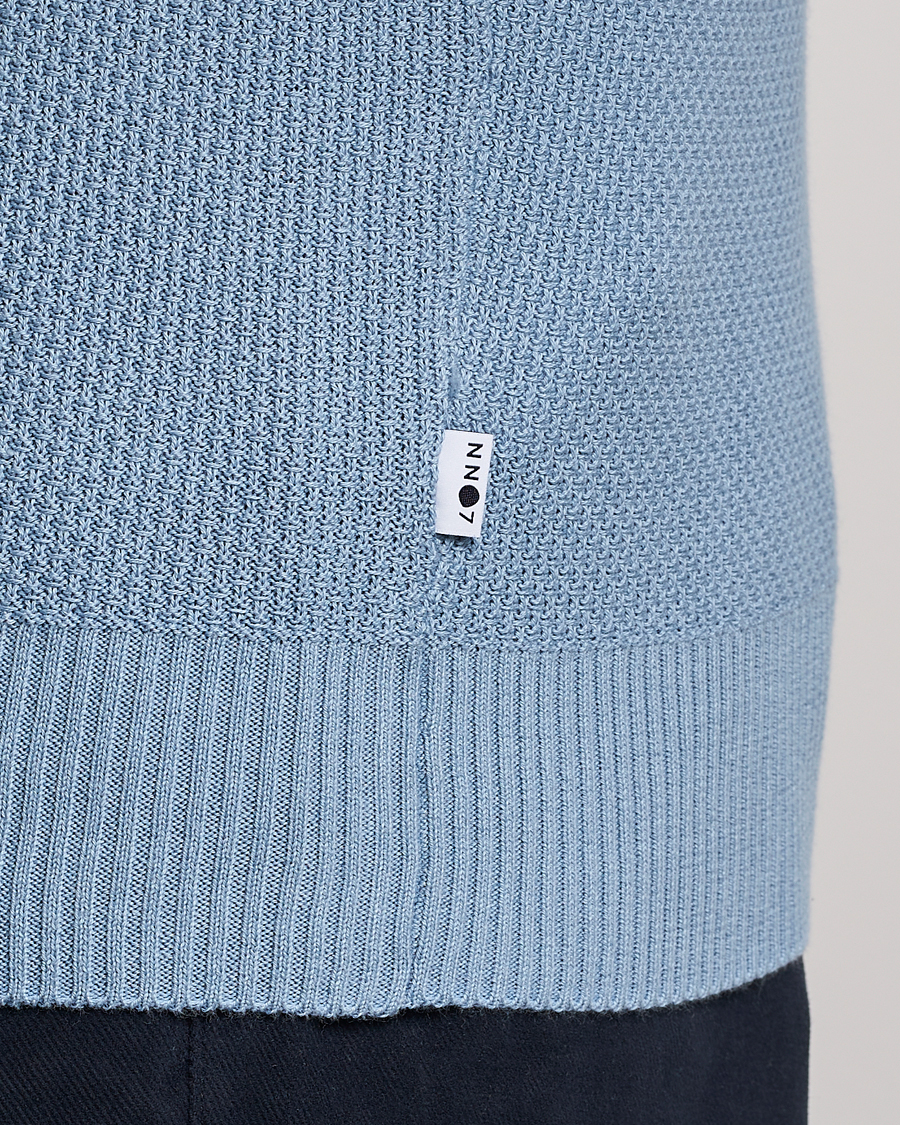 Herren | Pullover | NN07 | Brandon Cotton Knitted Sweater Ashley Blue