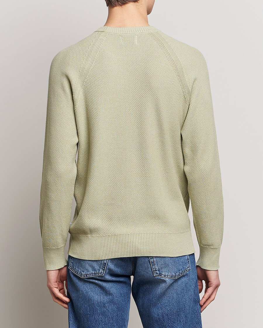 Herren | Pullover | NN07 | Brandon Cotton Knitted Sweater Pale Green