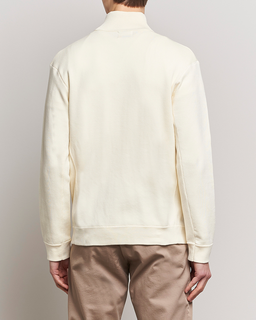 Herren | Pullover | NN07 | Luis Knitted Full-Zip Sweater Ecru