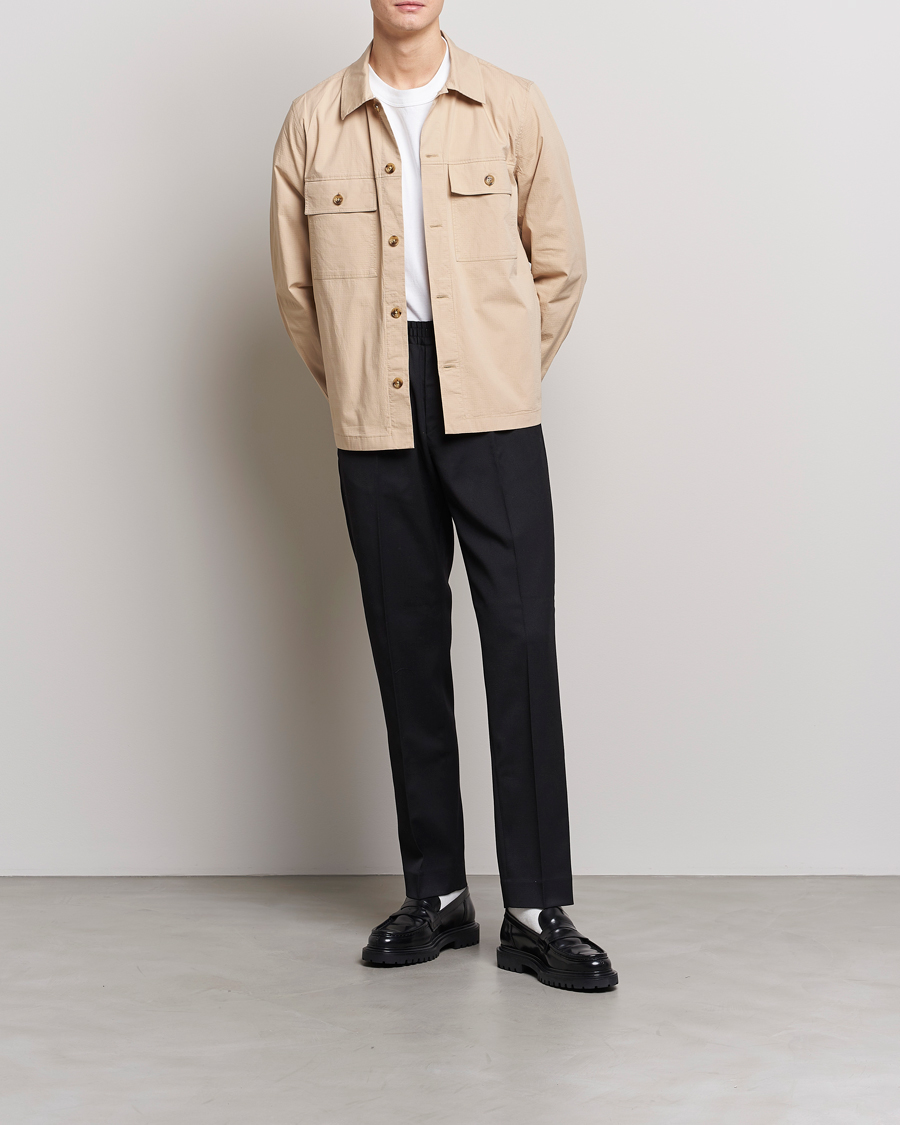 Herren | Hemden | NN07 | Wilas Ripstop Overshirt Cream