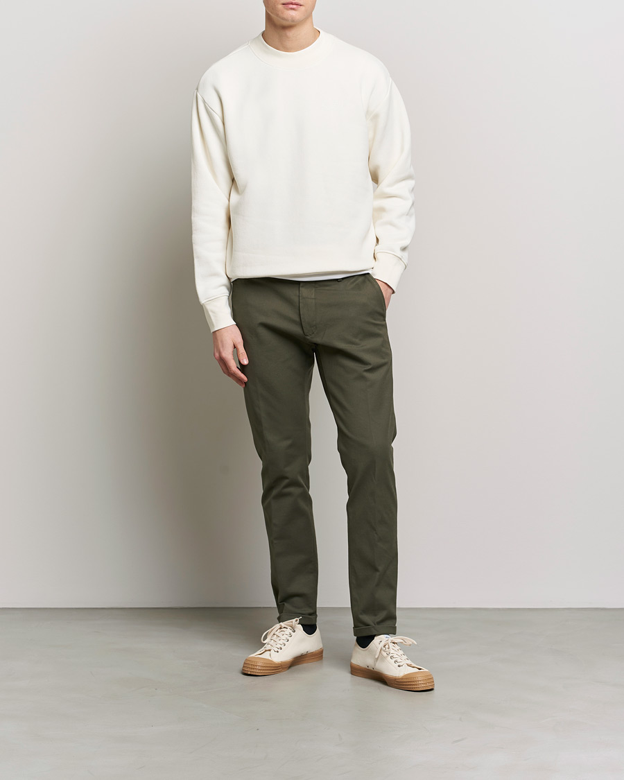 Herren | Hosen | NN07 | Scott Regular Fit Stretch Trousers Army Green