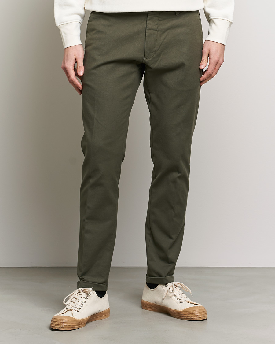Herren |  | NN07 | Scott Regular Fit Stretch Trousers Army Green
