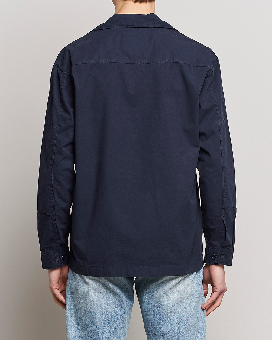 Herren | Hemden | NN07 | Andre Patch Pocket Overshirt Navy Blue