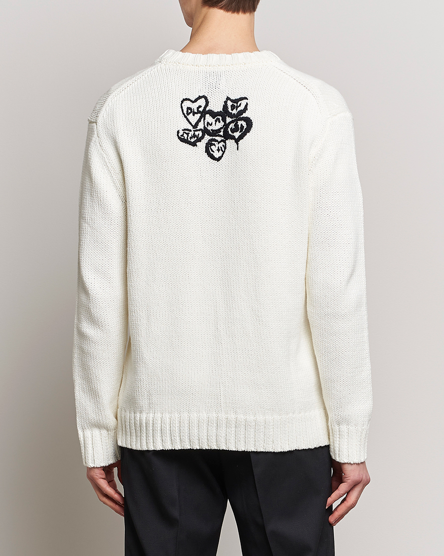 Herren | Pullover | NN07 | Jasper Knitted V-Neck Sweater Ecru