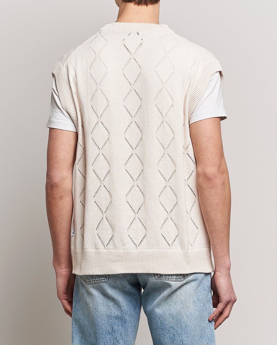 Herren | Pullover | NN07 | Crew Neck Vest Ecru