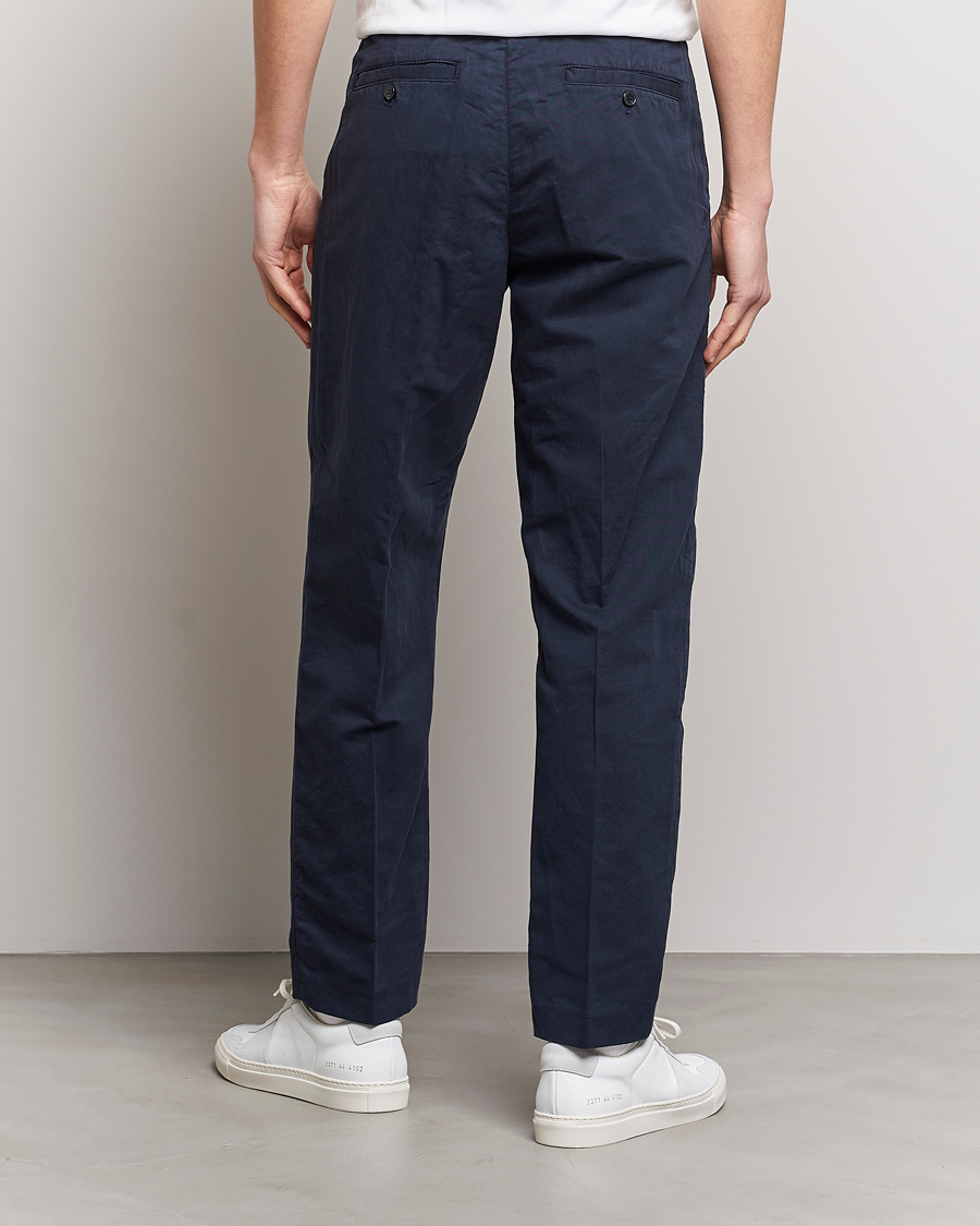 Herren | Hosen | NN07 | Fritz Pleated Trousers Navy Blue
