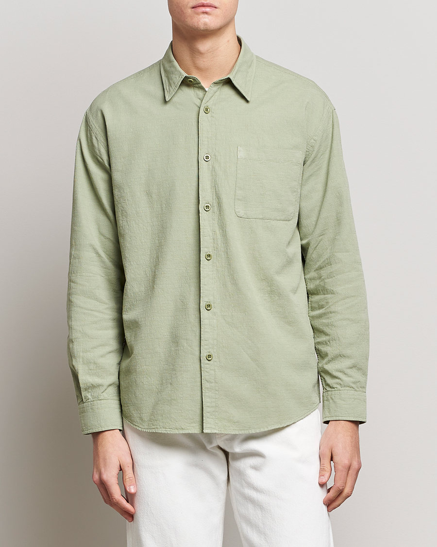 Herren |  | NN07 | Deon Jacquard Shirt Pale Green
