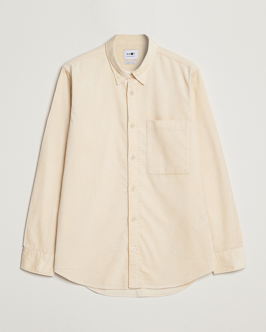Herren | Hemden | NN07 | Cohen Tencel Corduroy Shirt Ecru